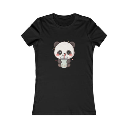 Kawaii Panda Bubble Tea Women's Favorite Tee