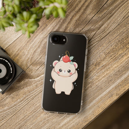 Kawaii Christmas Bear Phone Case for Cozy Holiday Days