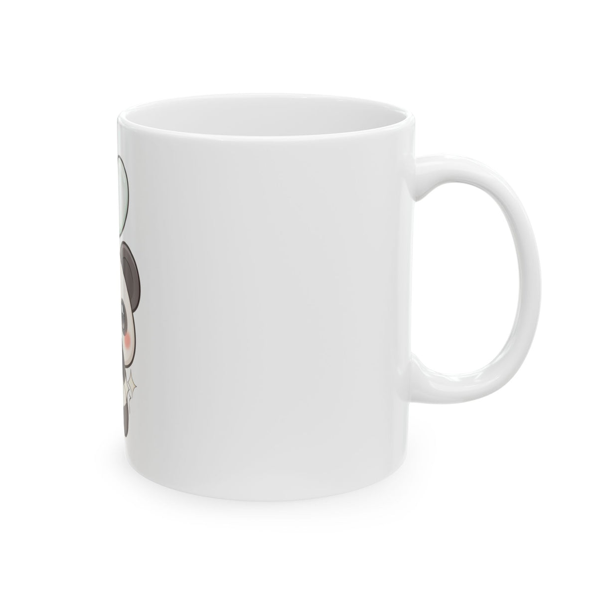 Kawaii Panda Mug with Balloon | Cute Ceramic Gift