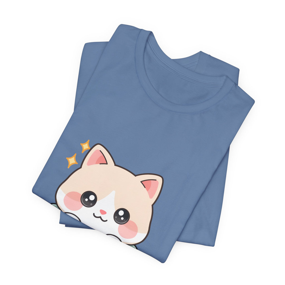 Kawaii Cat T-Shirt for Cute Cat and Chibi Art Fans