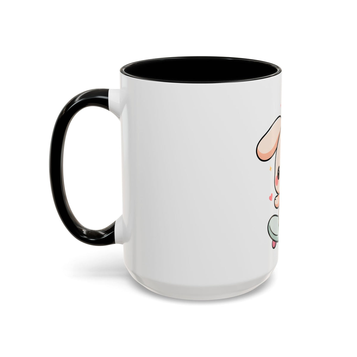 Kawaii Bunny Skateboard Mug – Cute Accent Coffee Mug