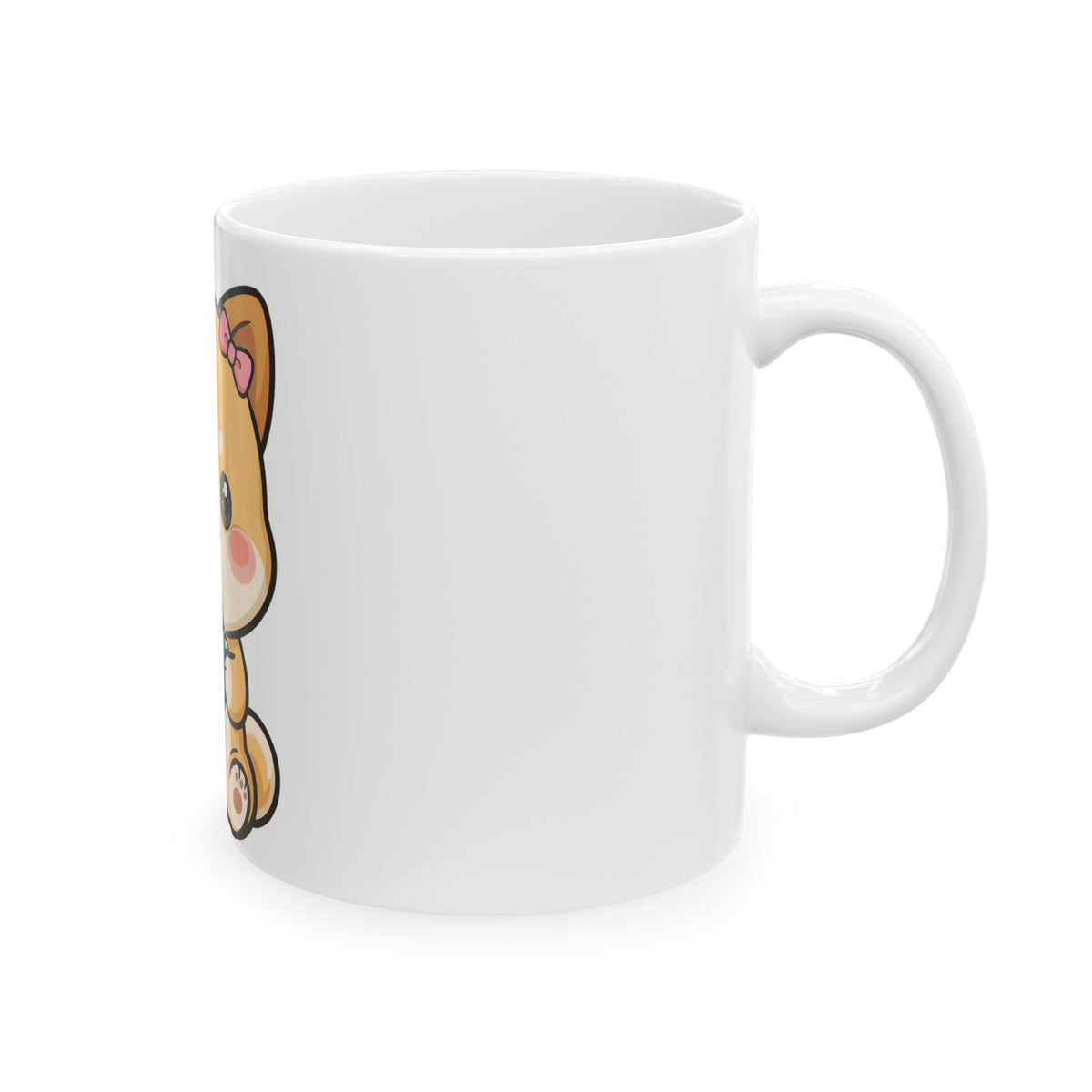 Kawaii Shiba Inu Mug – Cute Latte Dog Ceramic Cup
