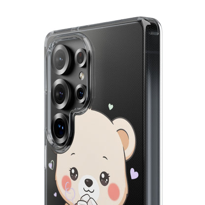 Kawaii Polar Bear Phone Case with Hot Cocoa