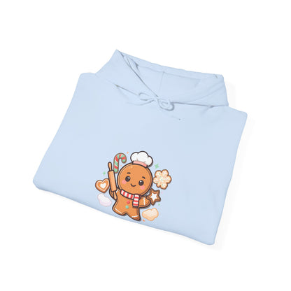 Kawaii Gingerbread Hoodie for Christmas Cookie Baking