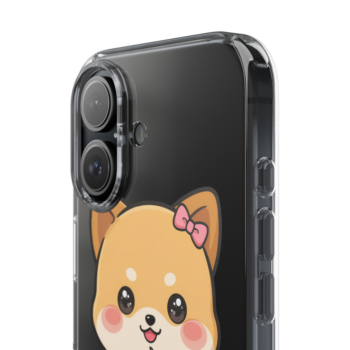 Kawaii Shiba Inu Phone Case with Latte