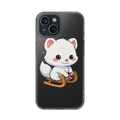 Kawaii Arctic Fox Phone Case for Cute Animal Lovers