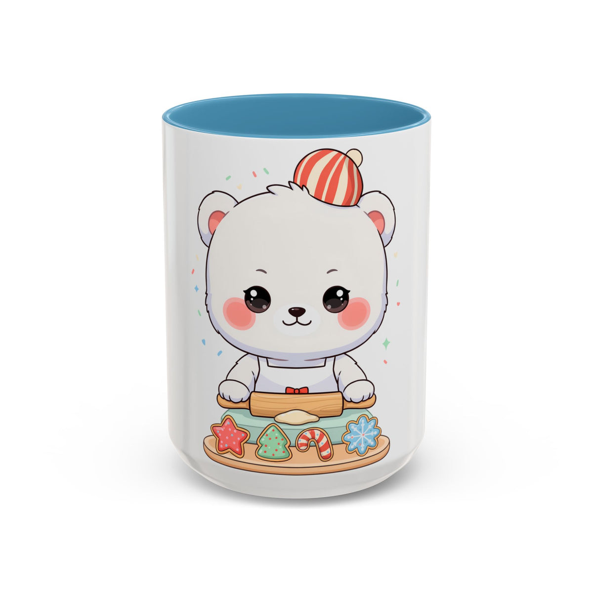 Christmas Cookie Polar Bear Accent Coffee Mug