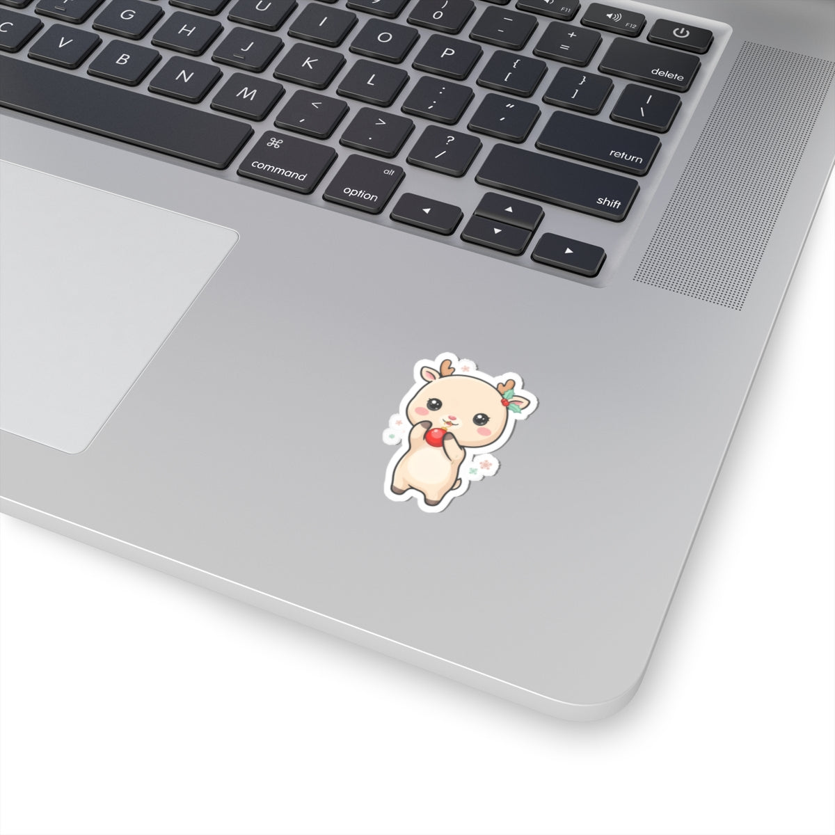 Christmas Reindeer Sticker for Cute Holiday Gifting
