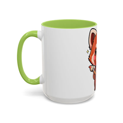 Kawaii Red Panda Accent Coffee Mug for Creative Days