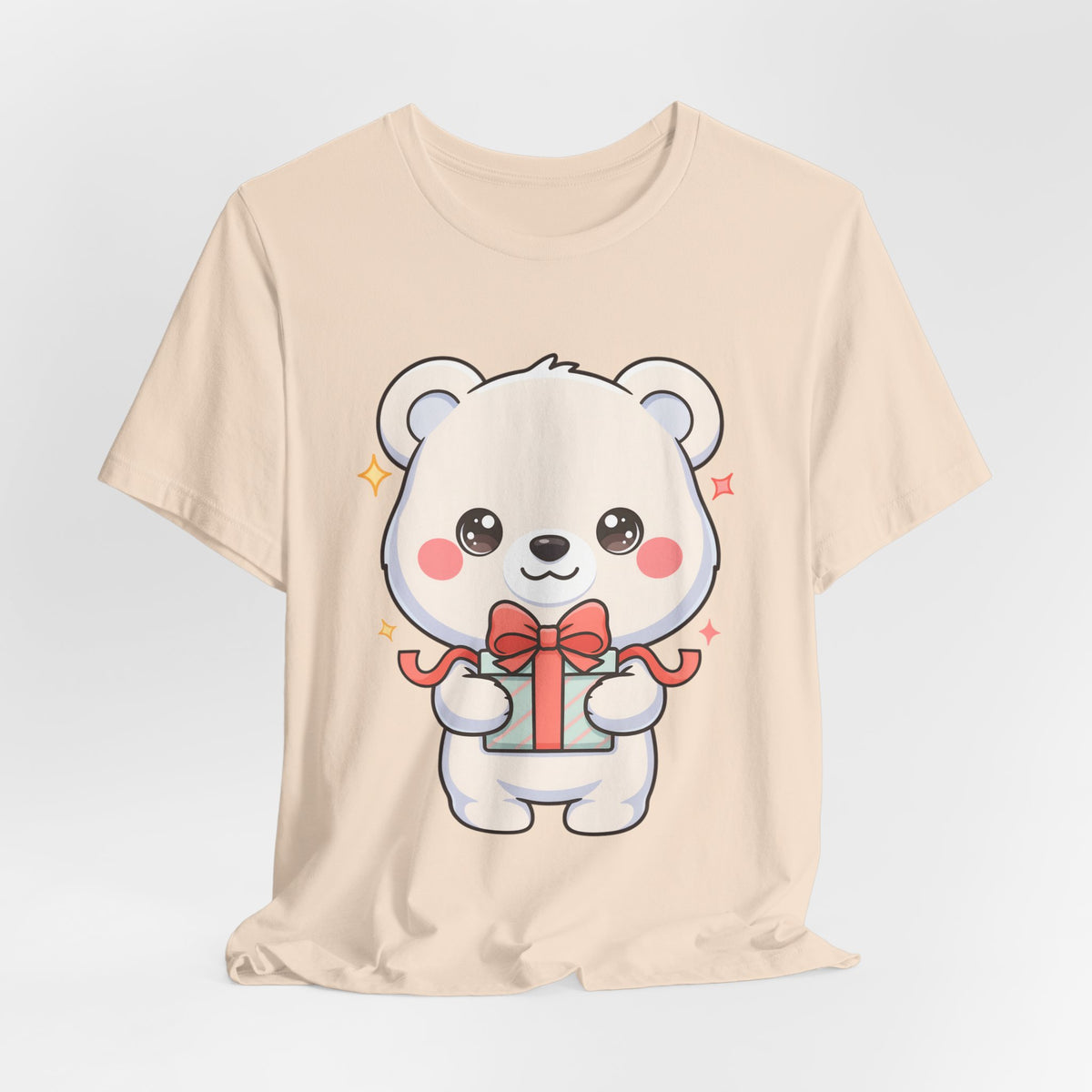 Kawaii Polar Bear Gift T-Shirt for Cute Holiday Cheer