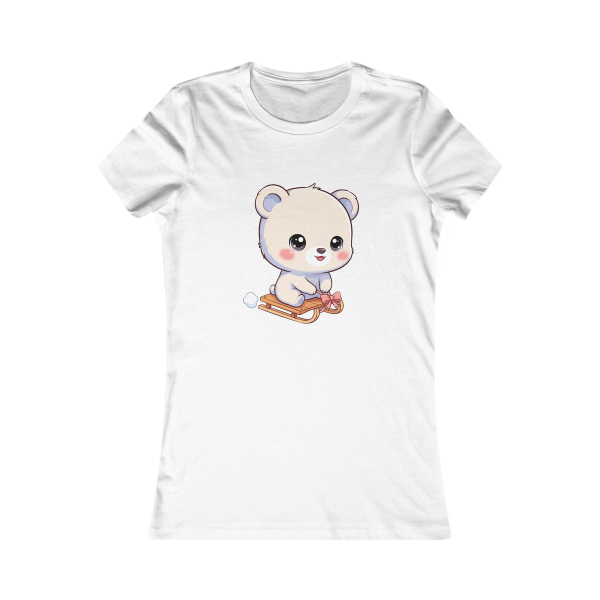 Kawaii Polar Bear Tee for Cute Winter Outfits