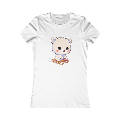 Kawaii Polar Bear Tee for Cute Winter Outfits