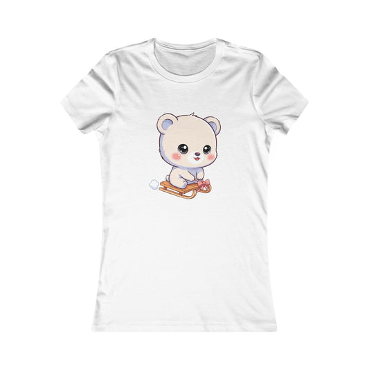 Kawaii Polar Bear Tee for Cute Winter Outfits