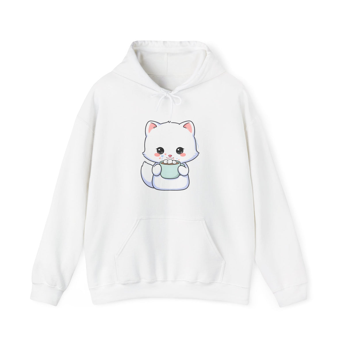 Kawaii Arctic Fox Hoodie for Cozy Cute-Style Fans
