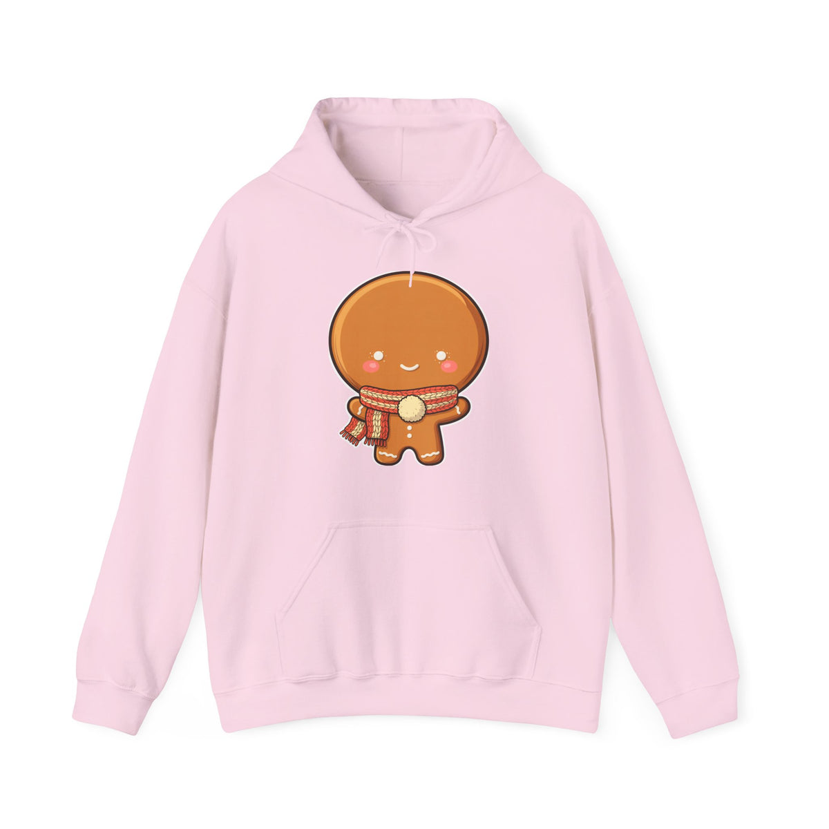 Kawaii Gingerbread Man Hoodie for Cozy Christmas Days