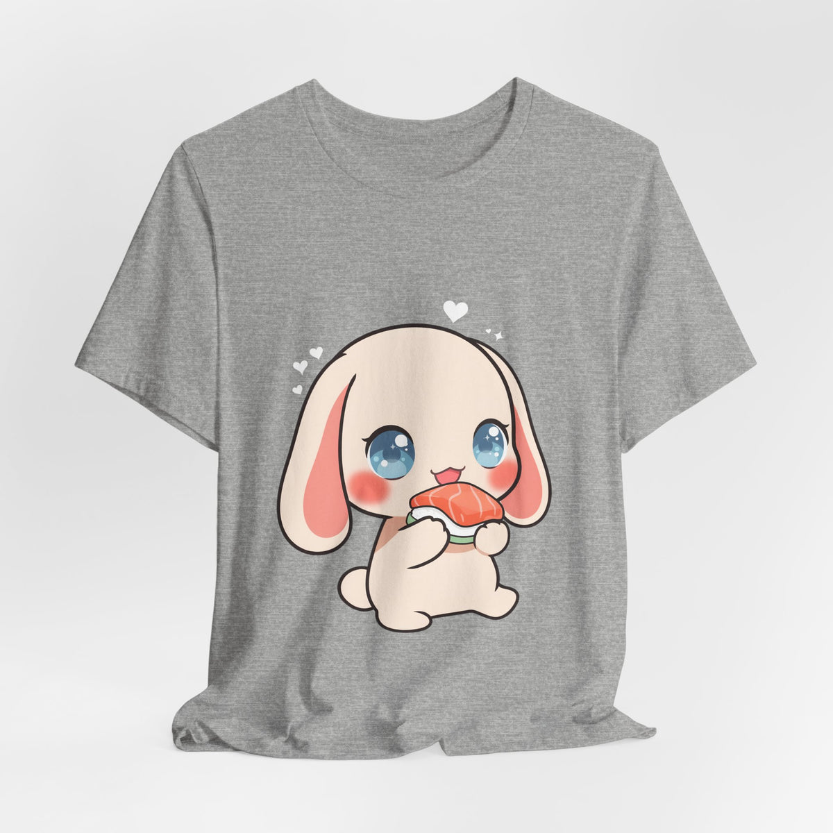 Kawaii Sushi Bunny T-Shirt for Cute Foodie Fans