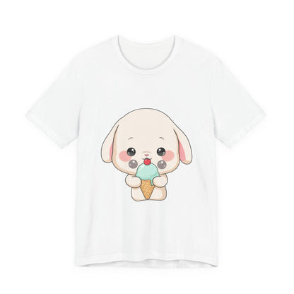Kawaii Bunny Ice Cream Tee for Cute Style Lovers