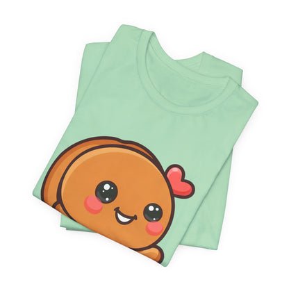 Christmas Gingerbread Man T-Shirt, Cozy Kawaii Holiday Tee