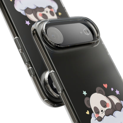 Sleeping Panda Clear Impact-Resistant Phone Case