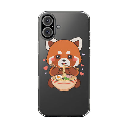 Red Panda Ramen Phone Case – Kawaii Food Lover Gift