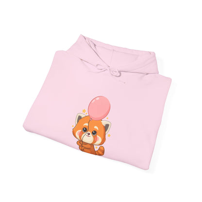 Kawaii Red Panda Hoodie, Cute Balloon Animal Sweatshirt