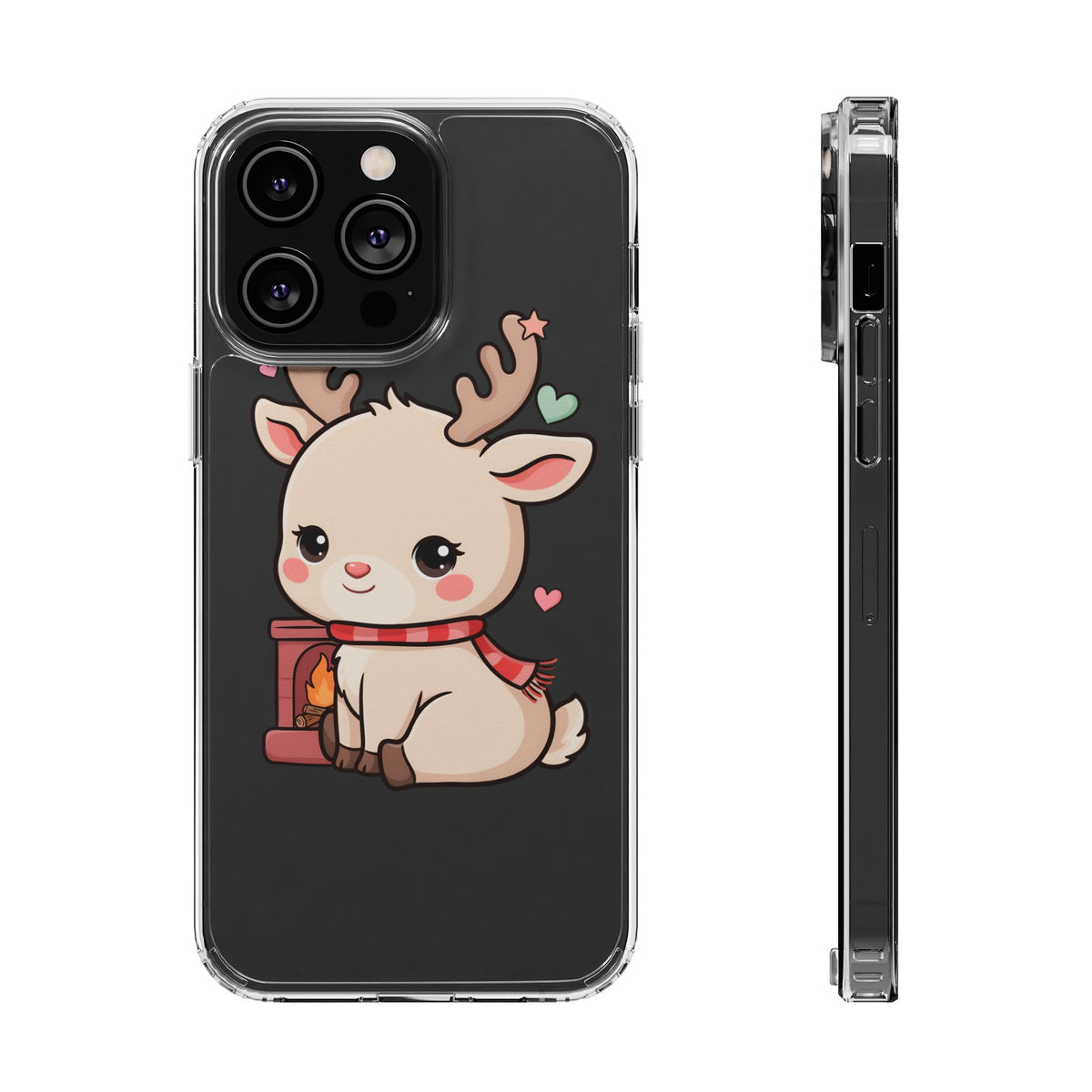 Kawaii Reindeer Phone Case for Cozy Holiday Cheer