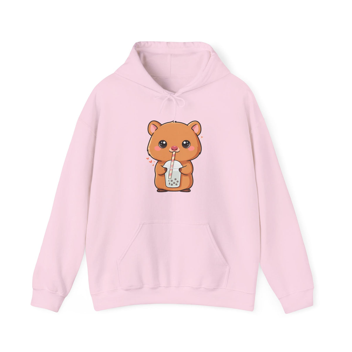 Kawaii Quokka Bubble Tea Hoodie, Cute Animal Sweatshirt