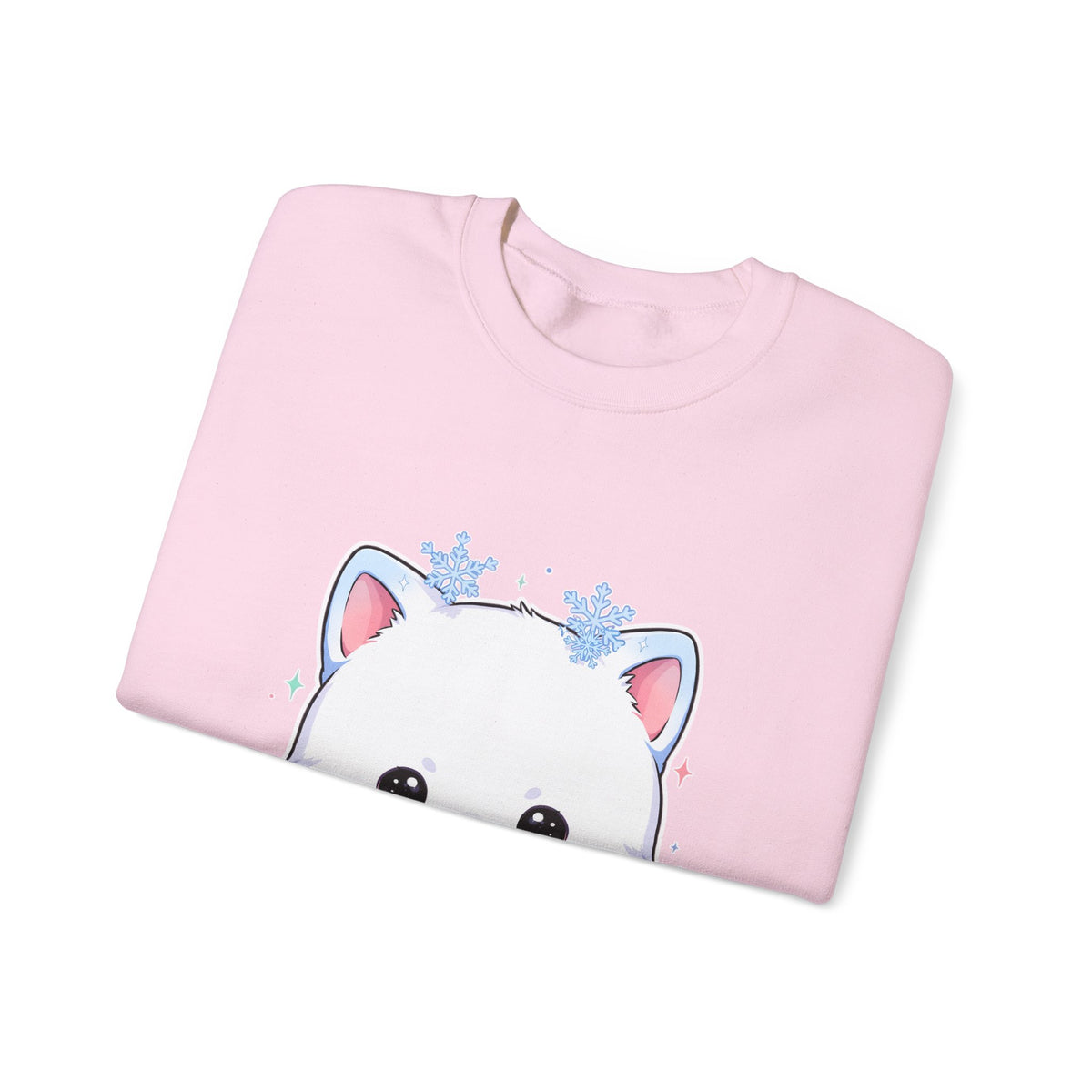 Kawaii Arctic Fox Sweatshirt for Cute Winter Animal Lovers