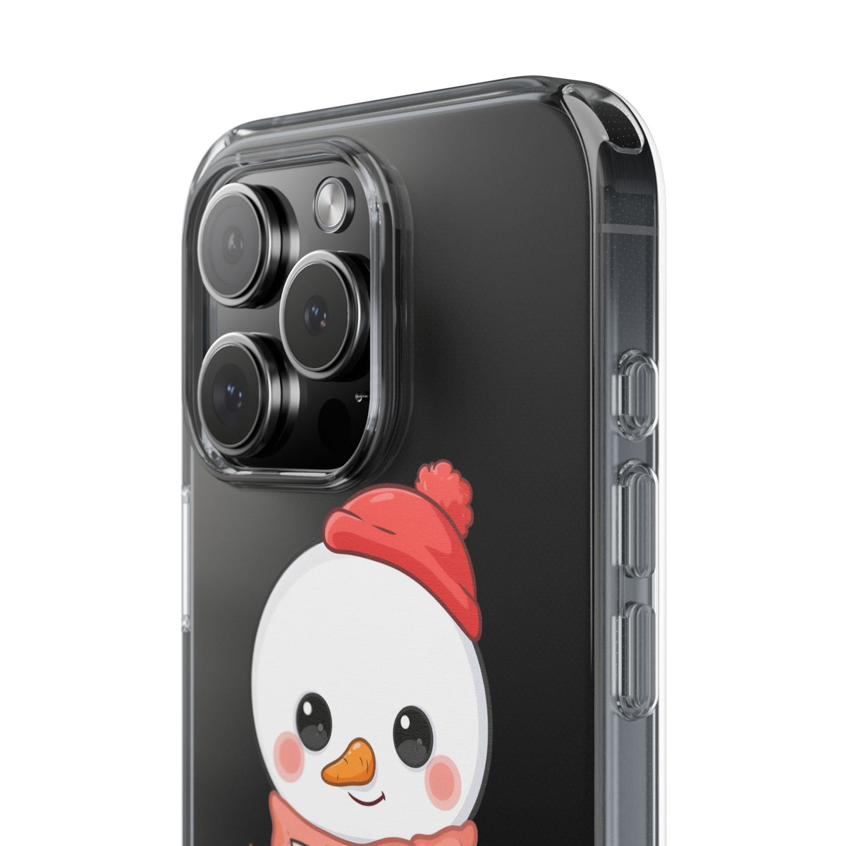 Kawaii Snowman Phone Case Reading to Santa