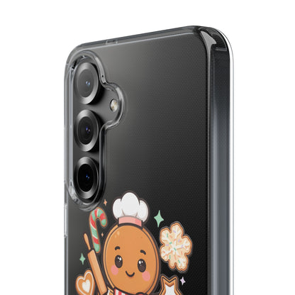 Gingerbread Christmas Phone Case for Holiday Baking Fans
