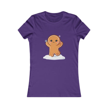 Kawaii Gingerbread T-Shirt for Cozy Winter Errands