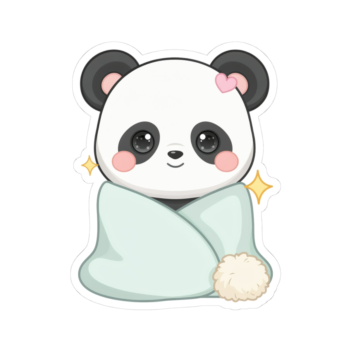 Kawaii Panda Sticker for Cozy Cute Decor