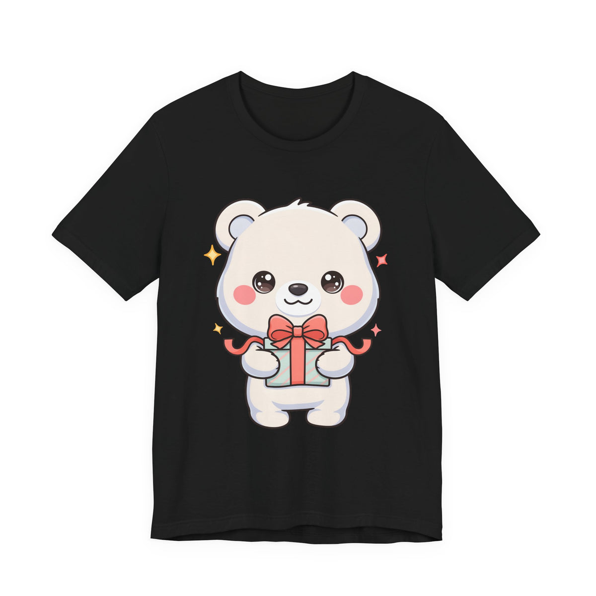 Kawaii Polar Bear Gift T-Shirt for Cute Holiday Cheer