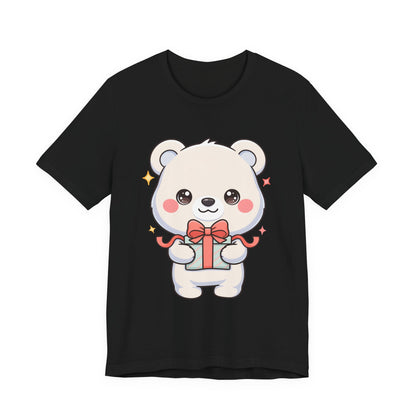 Kawaii Polar Bear Gift T-Shirt for Cute Holiday Cheer
