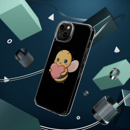 Kawaii Bee Clear Impact-Resistant Phone Case