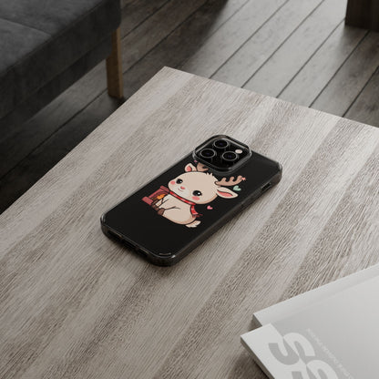 Kawaii Reindeer Phone Case for Cozy Holiday Cheer