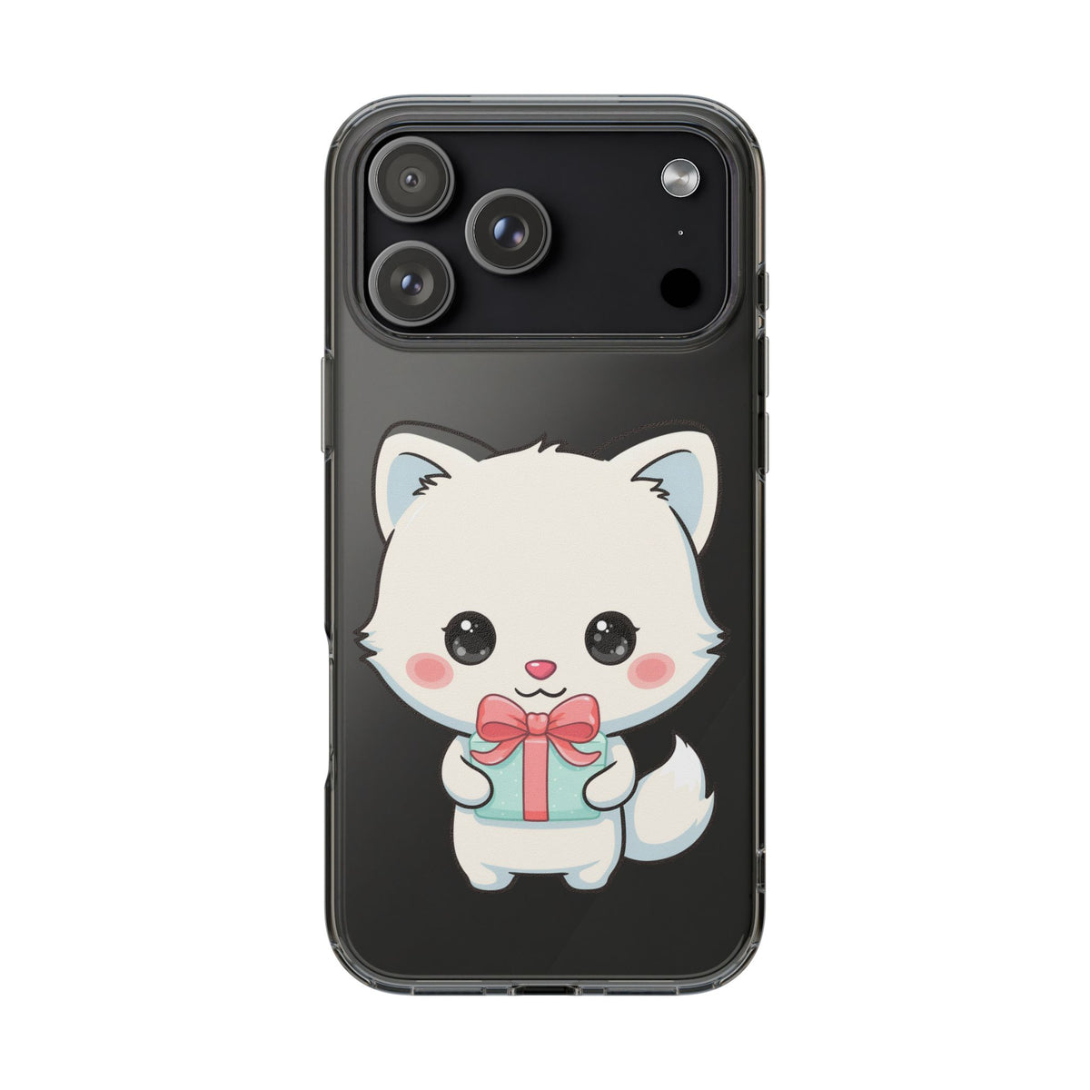 Kawaii Arctic Fox Phone Case with Gift