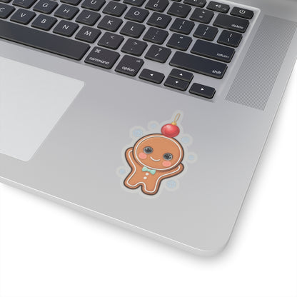 Christmas Gingerbread Sticker for Holiday Decorating