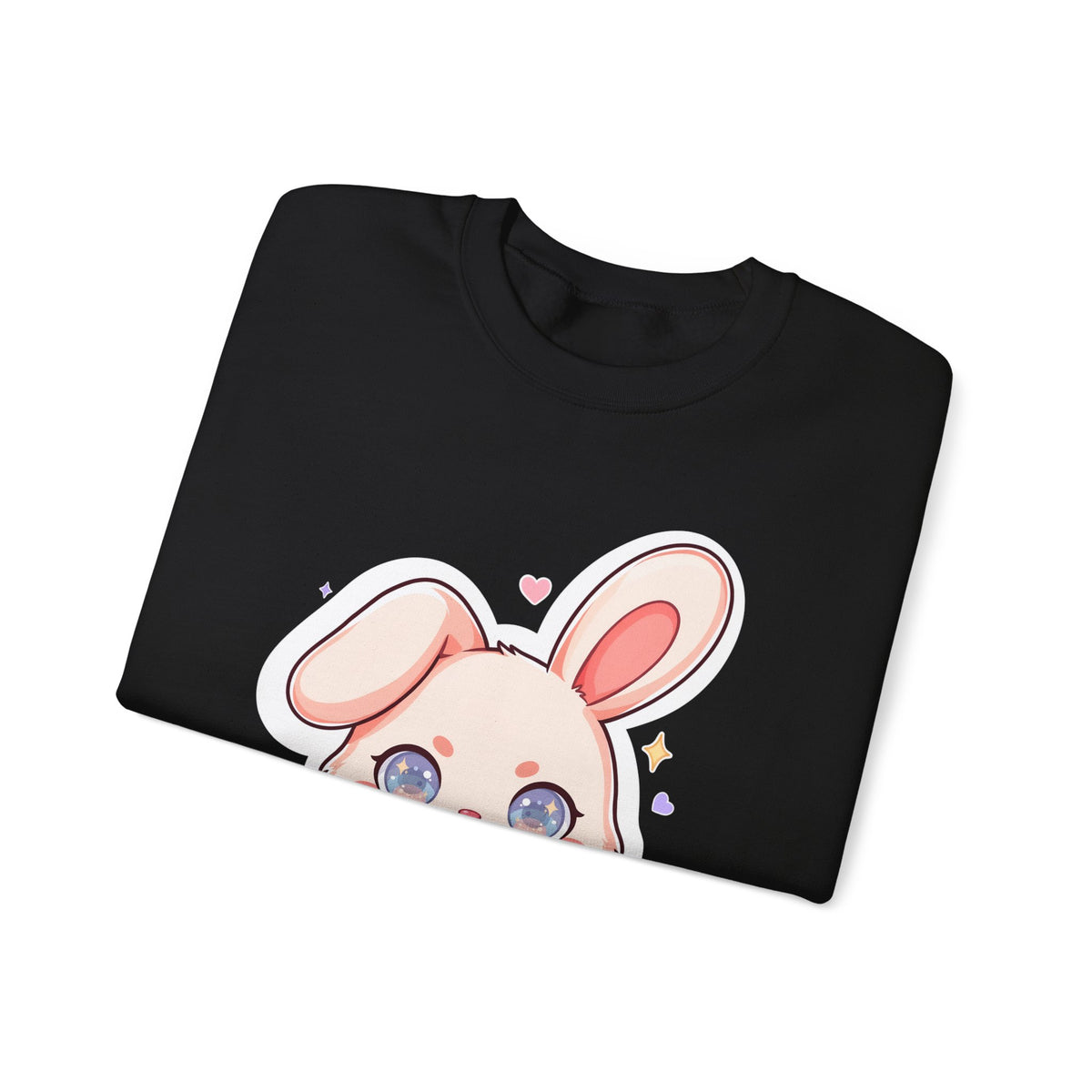 Kawaii Bunny Bubble Tea Sweatshirt, Cute Chibi Crewneck