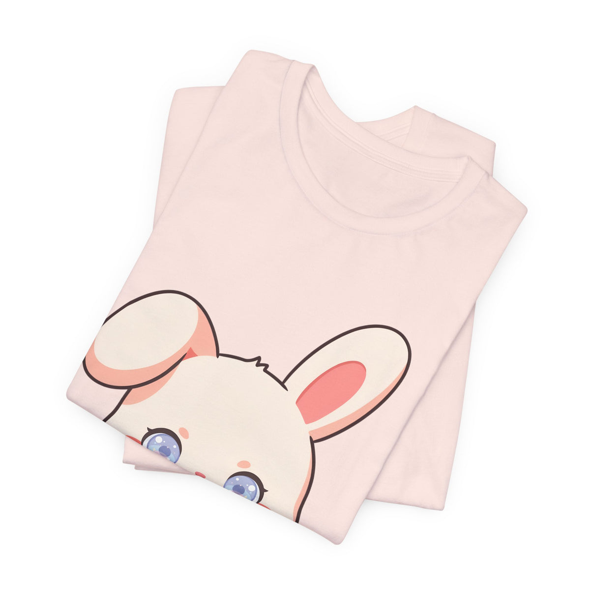 Kawaii Bunny Coffee T-Shirt: Cute Latte Lover Tee