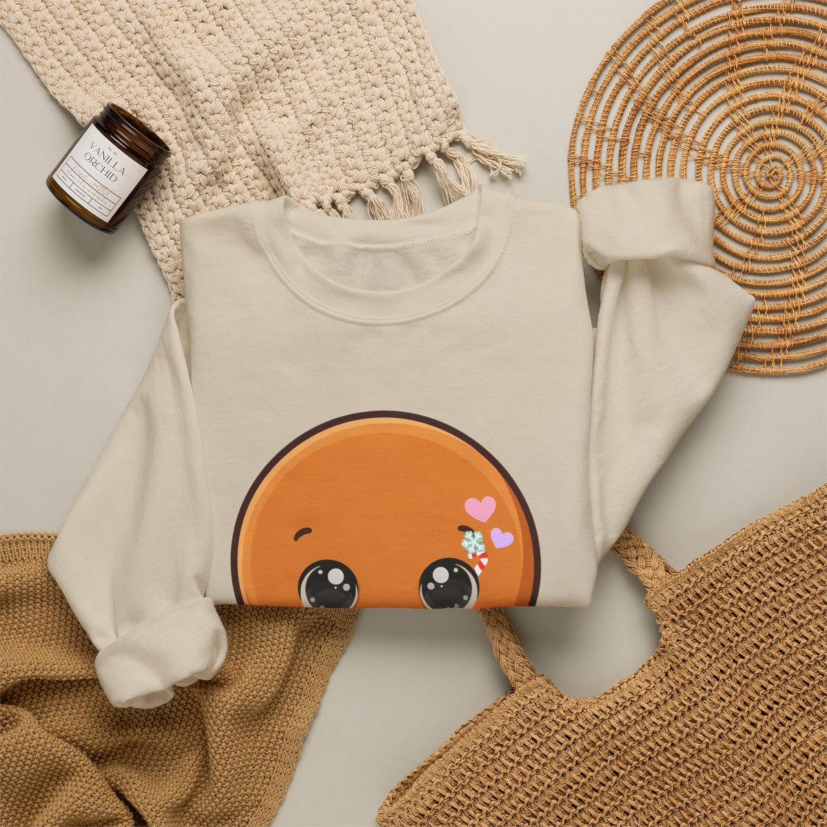 Christmas Gingerbread Sweatshirt: Kawaii Letter to Santa