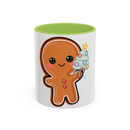 Gingerbread Christmas Mug – Cute Holiday Accent Coffee Mug