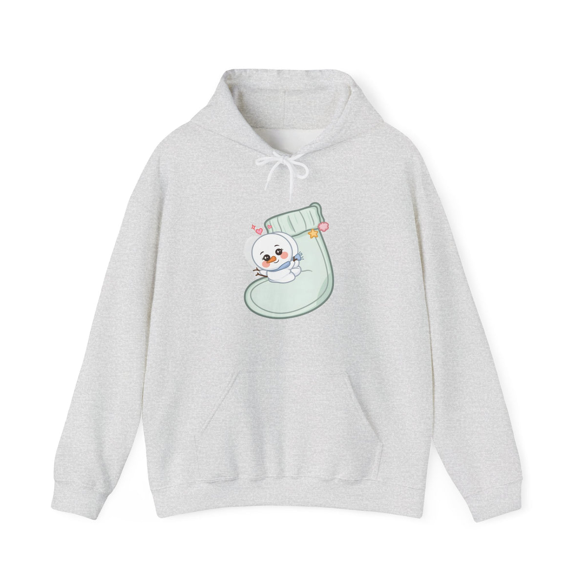 Kawaii Snowman Christmas Hoodie for Cozy Holiday Days
