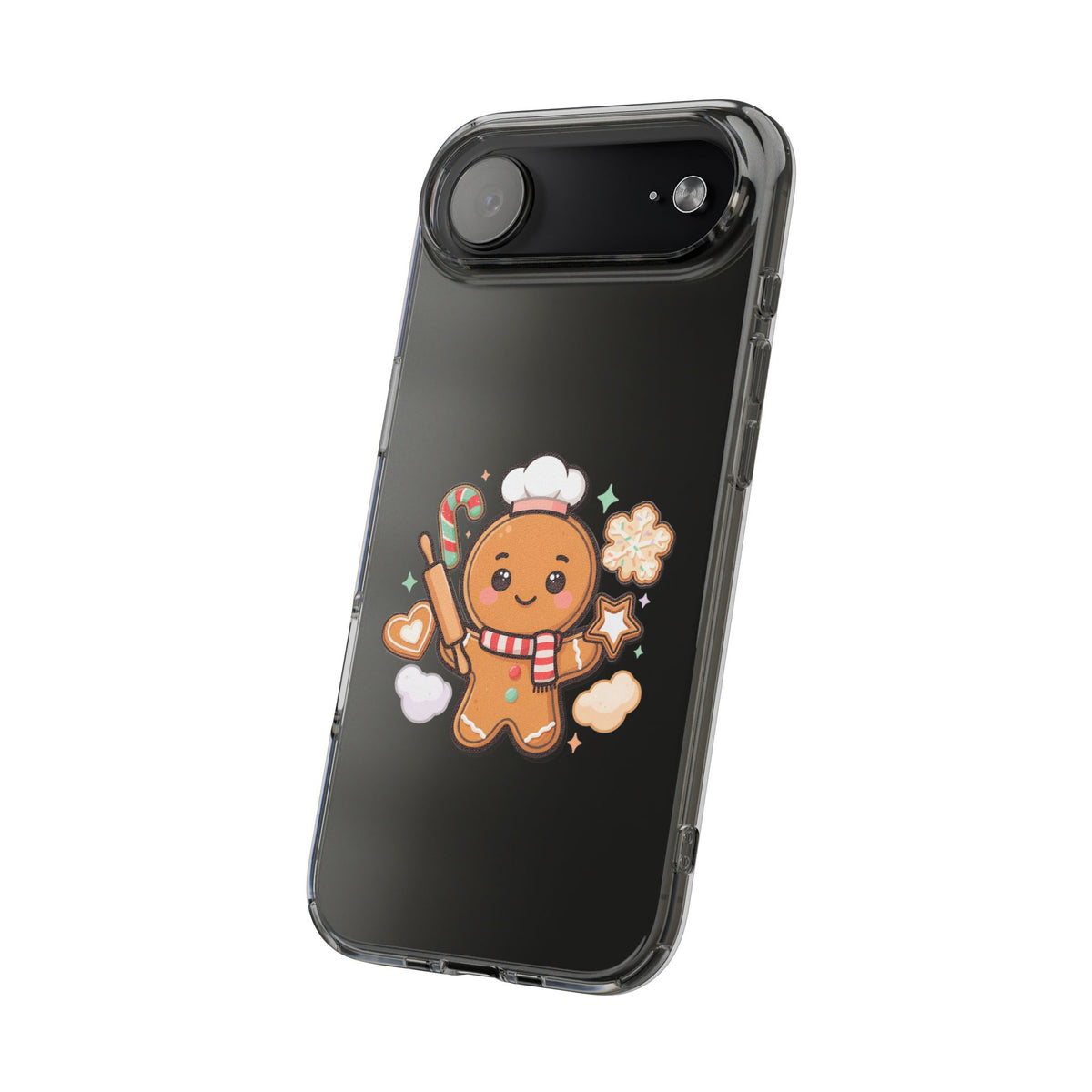 Gingerbread Christmas Phone Case for Holiday Baking Fans