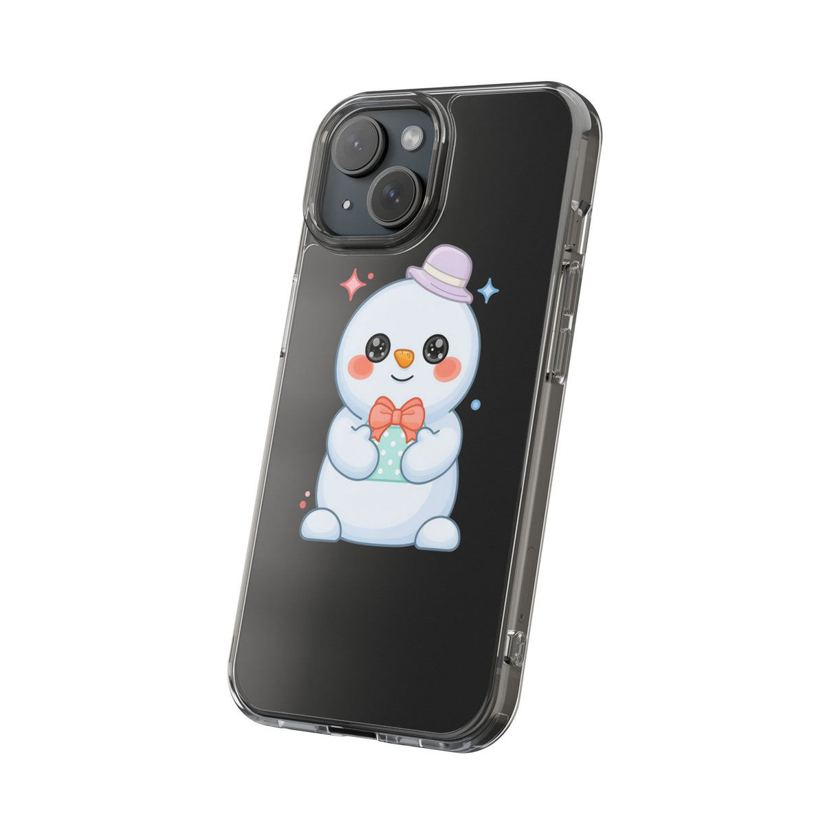 Kawaii Snowman Phone Case for Cheerful Winter Days