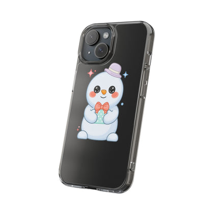 Kawaii Snowman Phone Case for Cheerful Winter Days