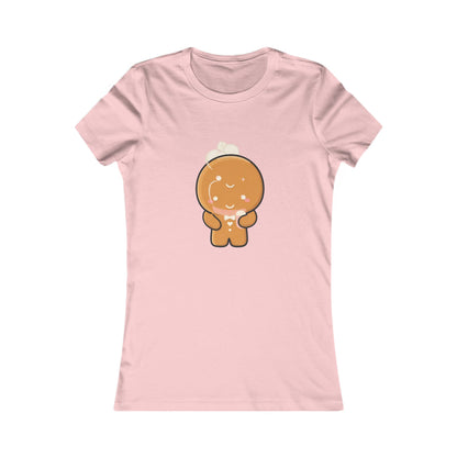 Kawaii Gingerbread Man T-Shirt for Cozy Cocoa Breaks