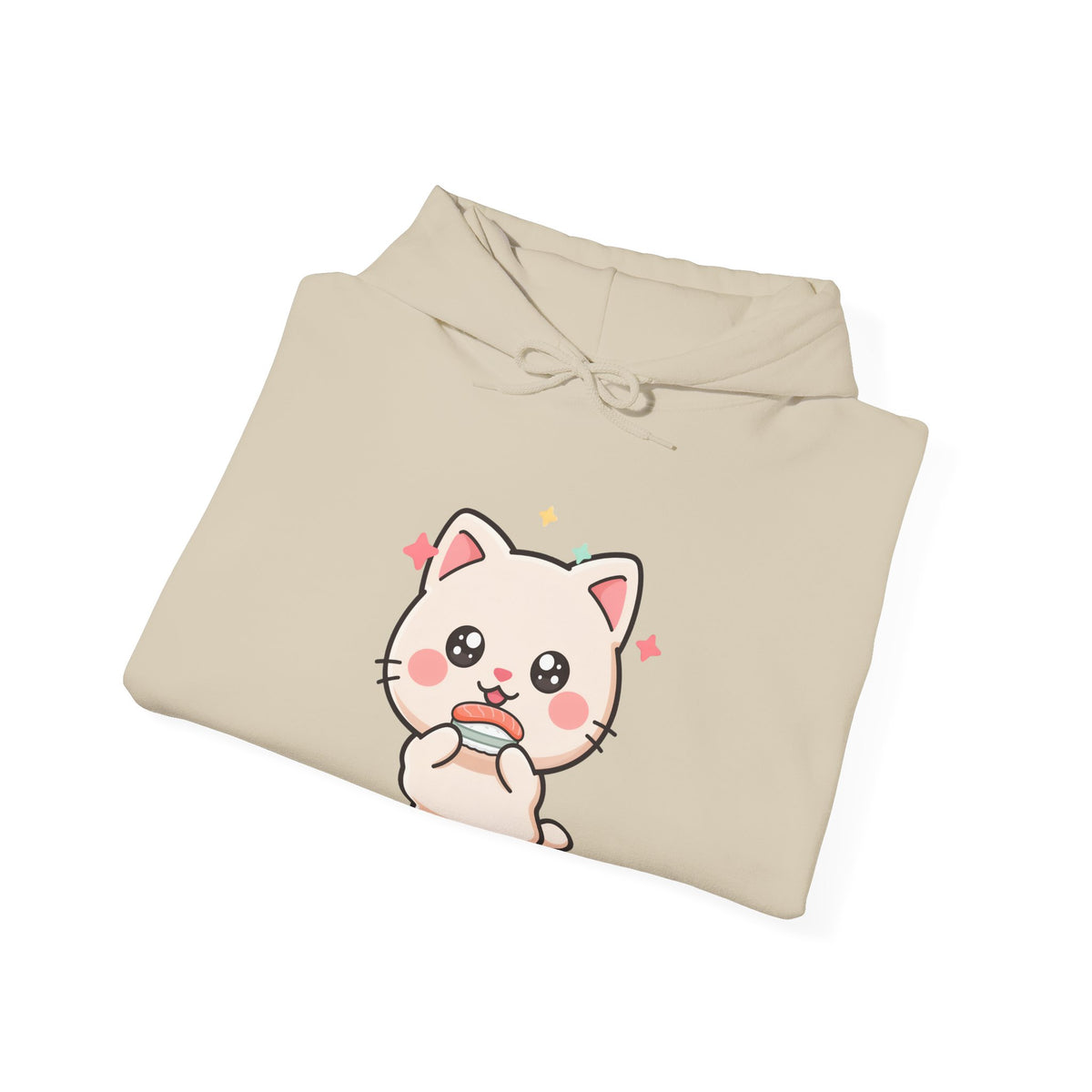 Sushi Cat Hoodie, Kawaii Cat Lover Gift