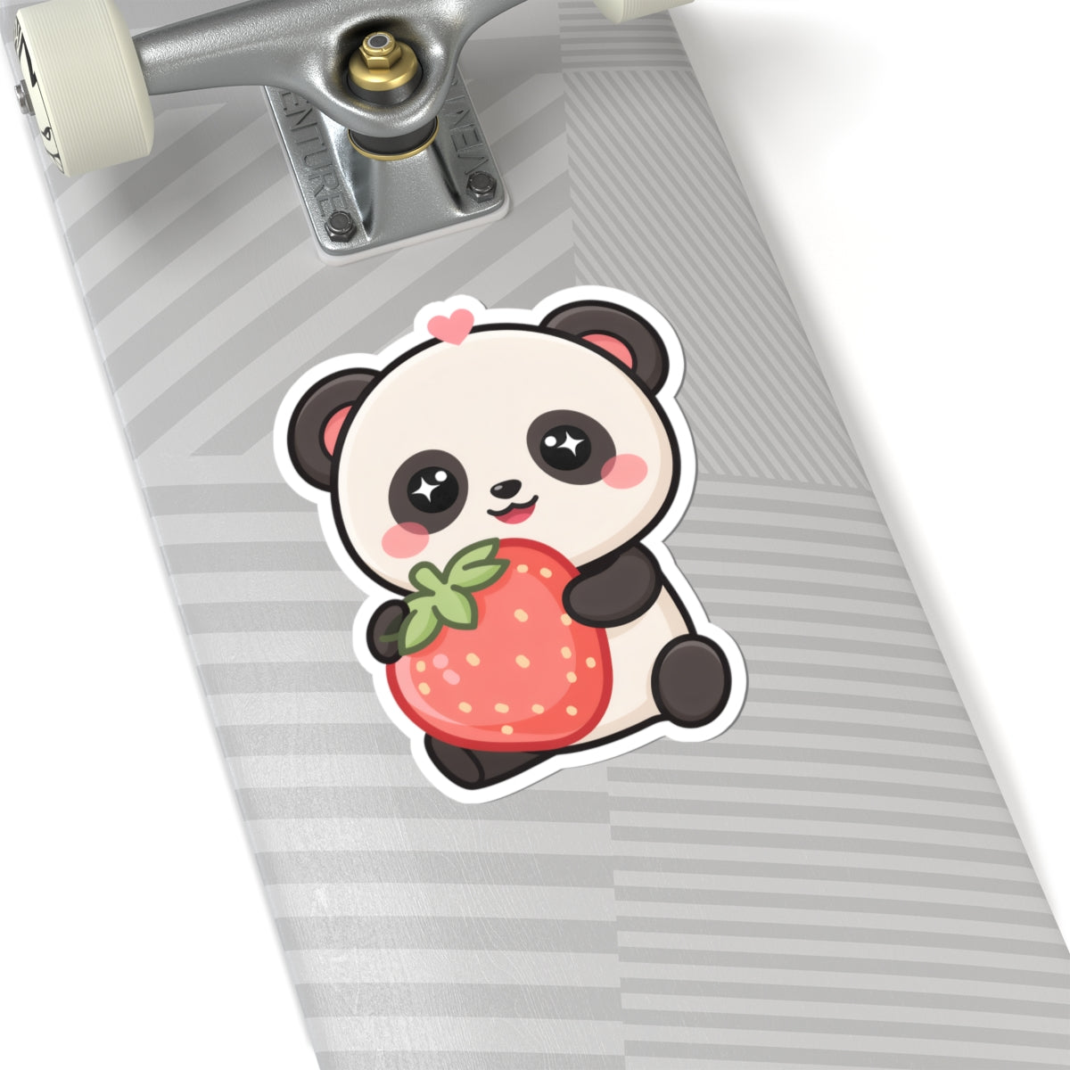 Kawaii Panda Strawberry Sticker for Sweet Little Joys