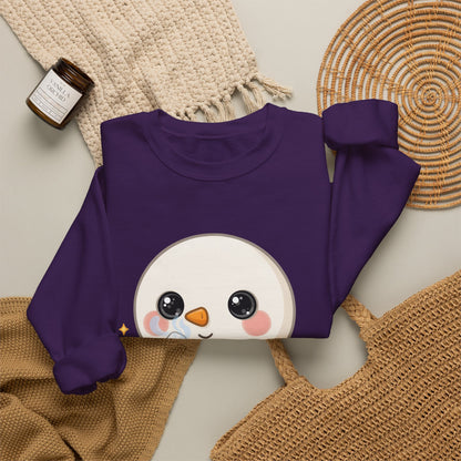 Kawaii Snowman Sweatshirt for Cozy Winter Days